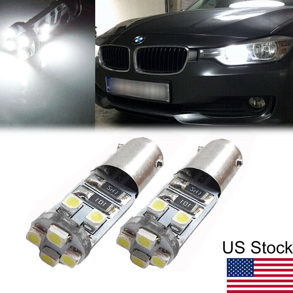For BMW 320i 328i 335i F30 Canbus 6000K White 64132 LED Parking Light Bulbs 2pcs