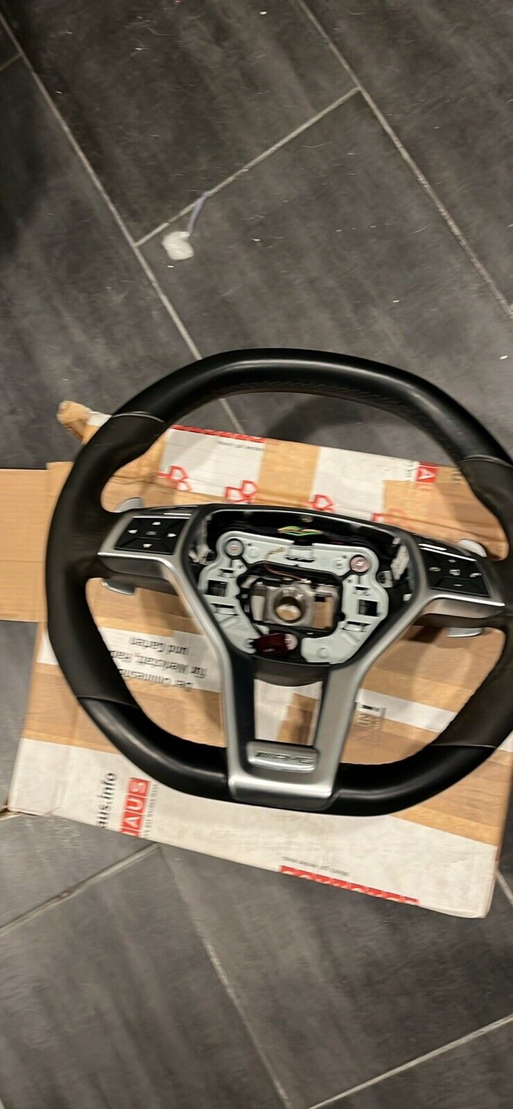 mercedes sl 63 amg steering wheel