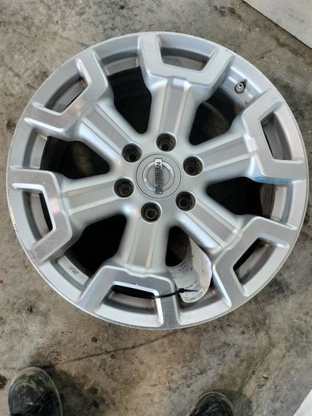18-19 Nissan Titan XD Wheel Rim 20x7.5 Alloy 6 Spoke Paint Silver 40300EZ00B OEM