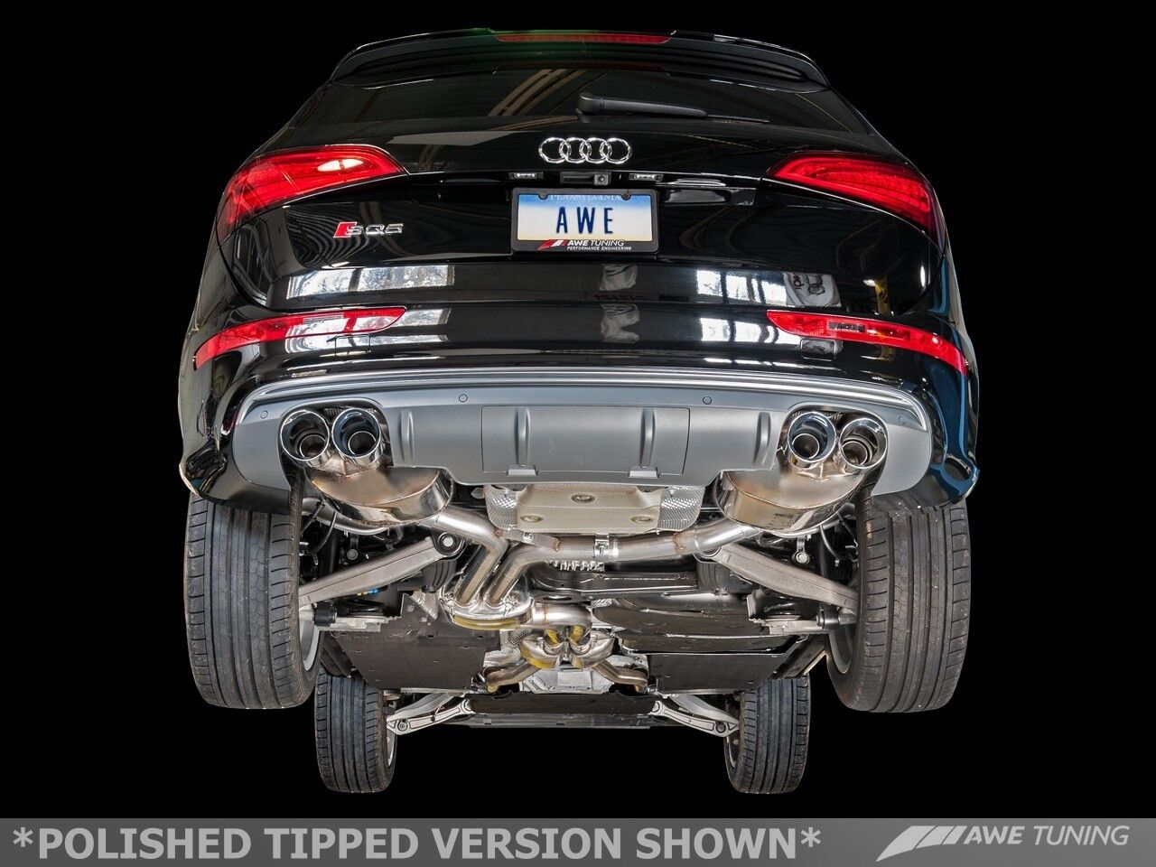 AWE TUNING 2014-2017 AUDI SQ5 3.0T TOURING EXHAUST SYSTEM WITH DB 102MM TIPS