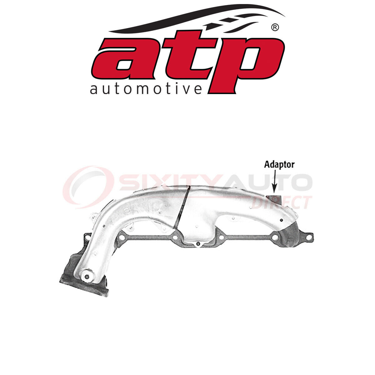 ATP Automotive Exhaust Manifold for 1994-1996 Cadillac Fleetwood 5.7L V8 - xk