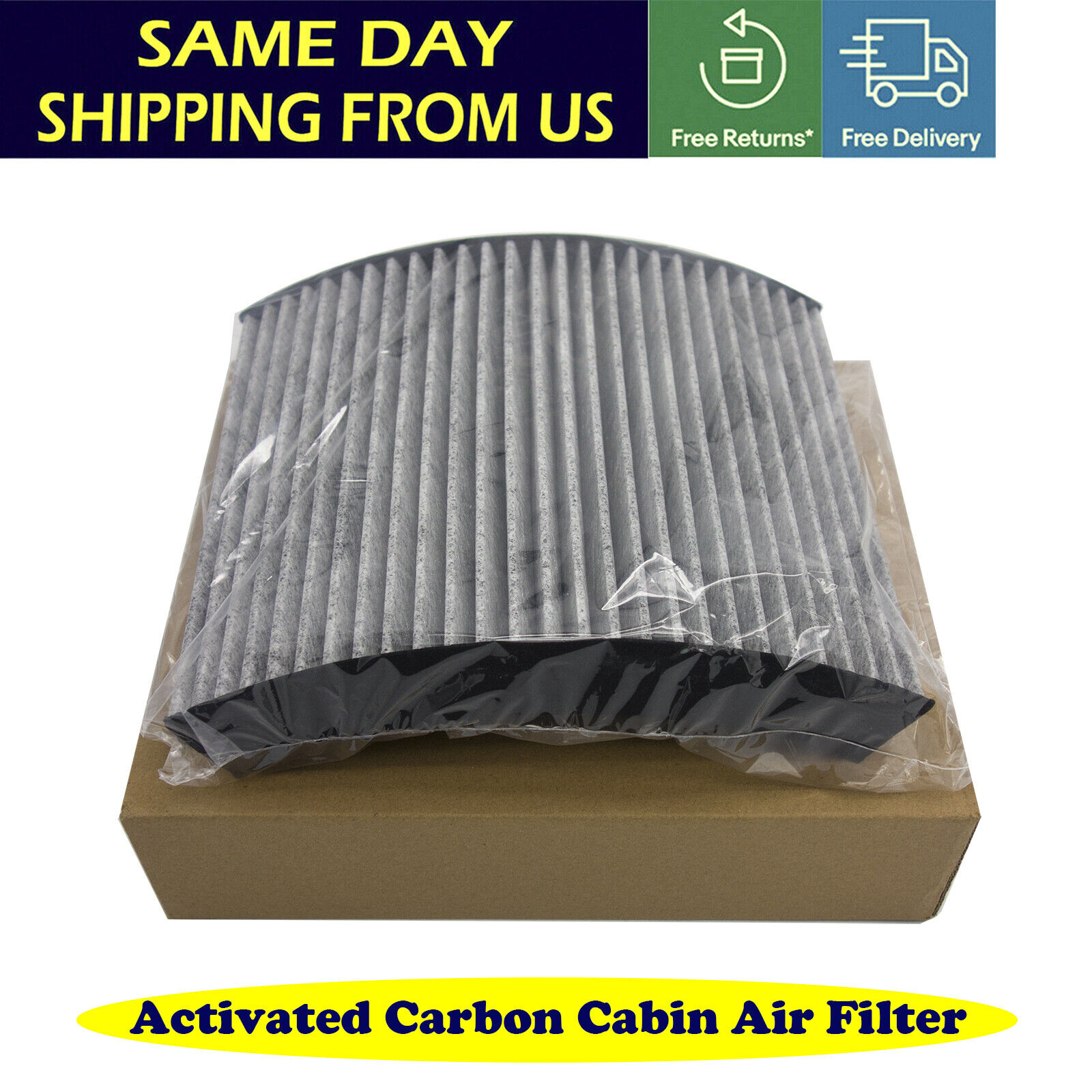 Activated Carbon Cabin Air Filter 64119237555 For BMW 1 2 3 Series F30 F31 M3 M4