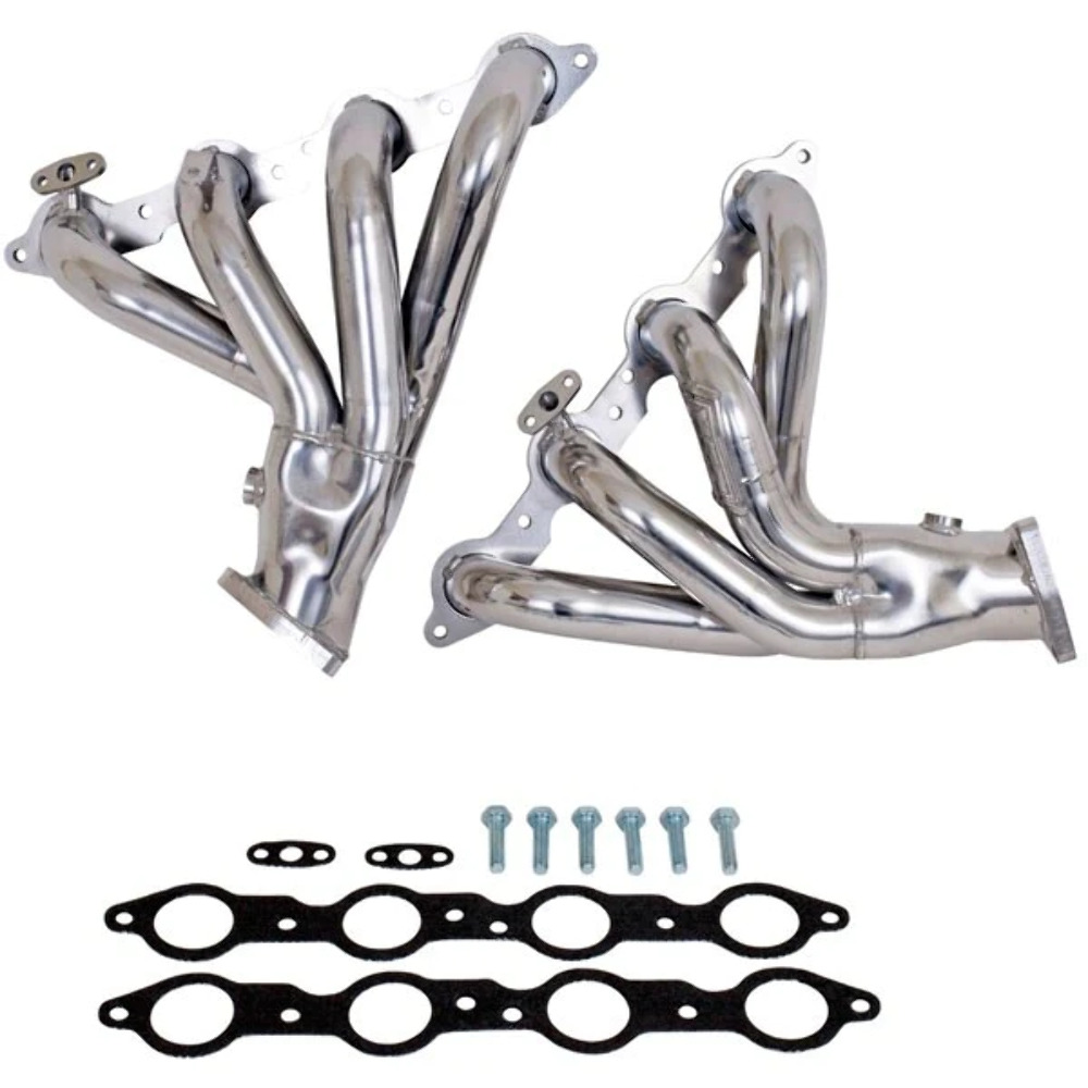 Chevrolet Corvette 5.7 LS1 1-3/4 Shorty Exhaust Headers Polished Silver Ceramic