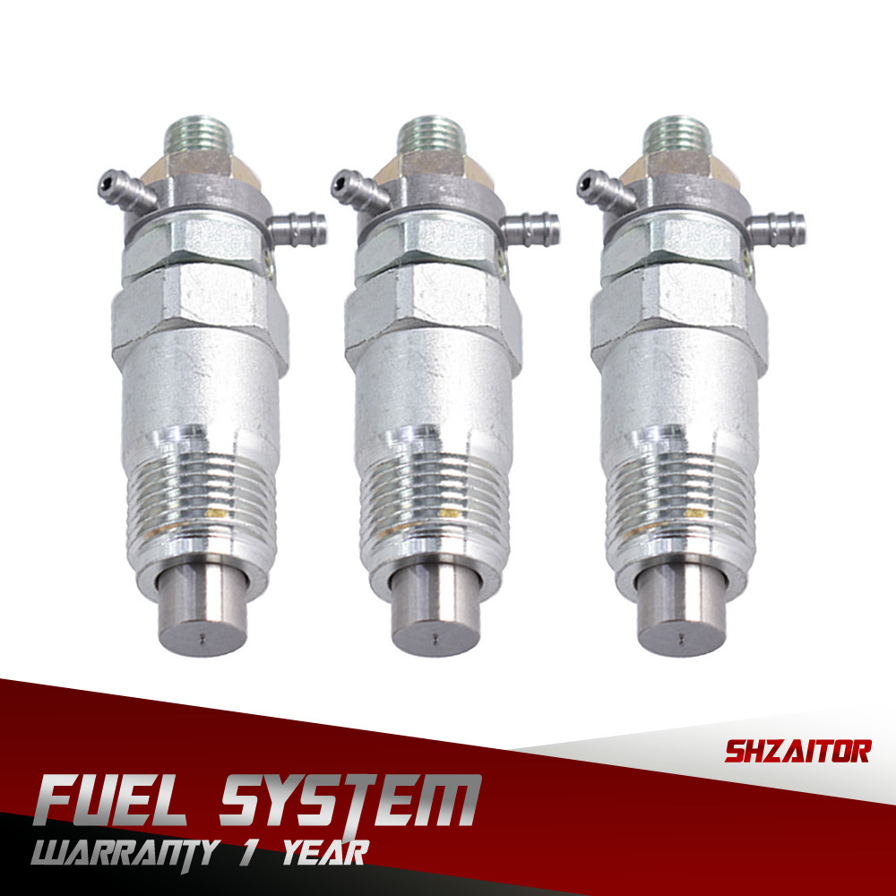 3 PCS Fuel Injectors For Kubota D750 D850 D950 D1302 D1402 V1702 V1902