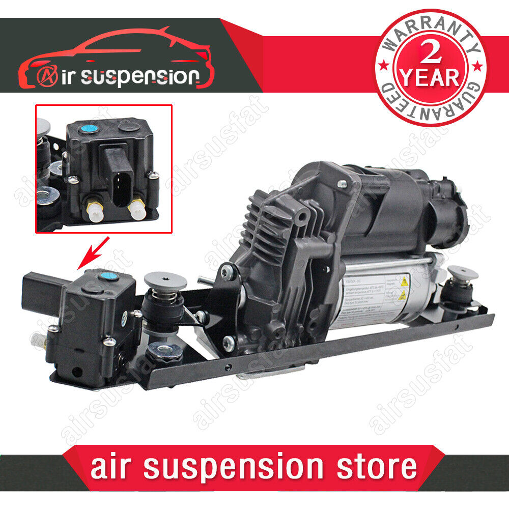 Air Suspension Compressor + Valve Block for BMW 5er Touring E61 530d 2005-2010