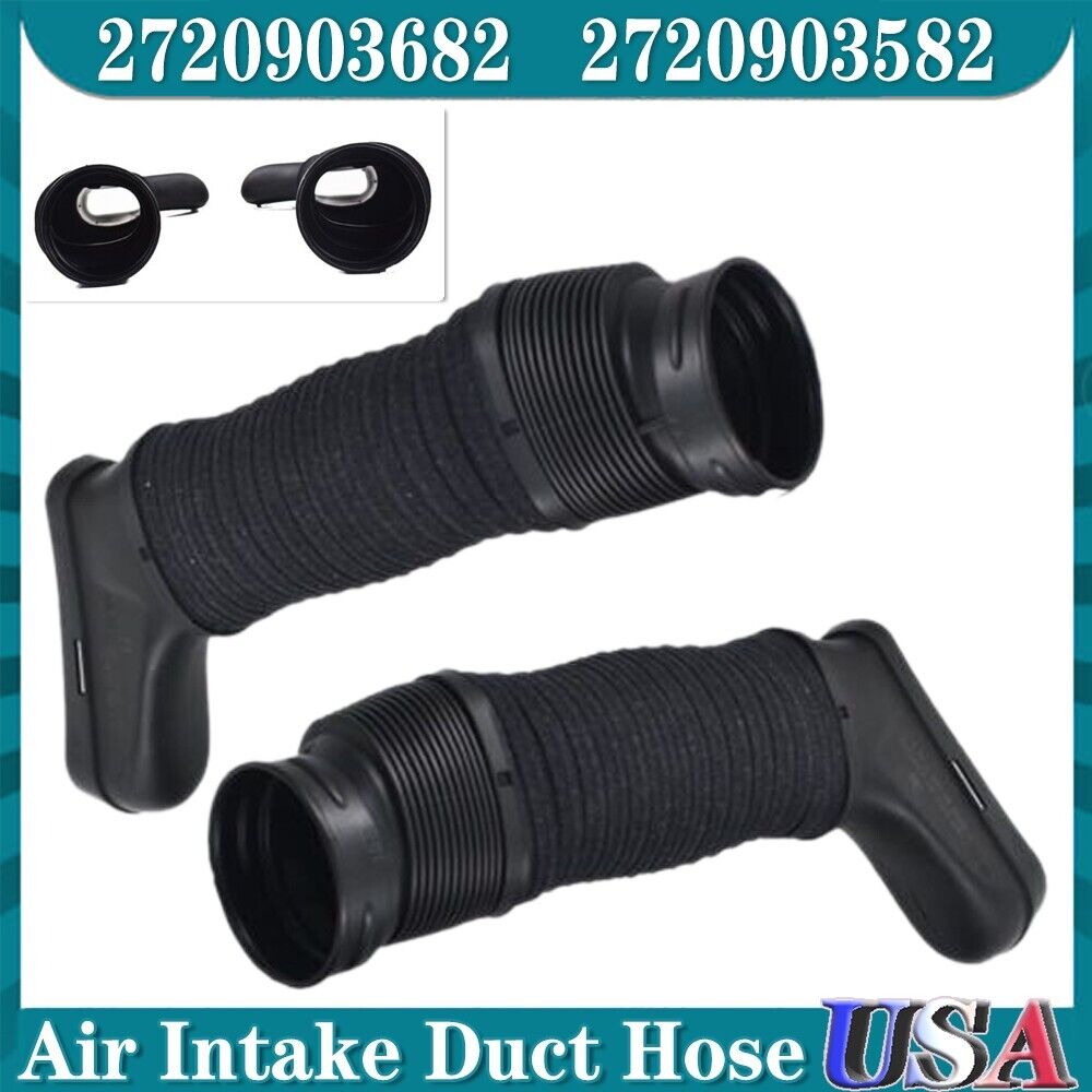 Fit for Mercedes E250 E300 E350 C300 C350 Left+Right Side Air Intake Duct Hose
