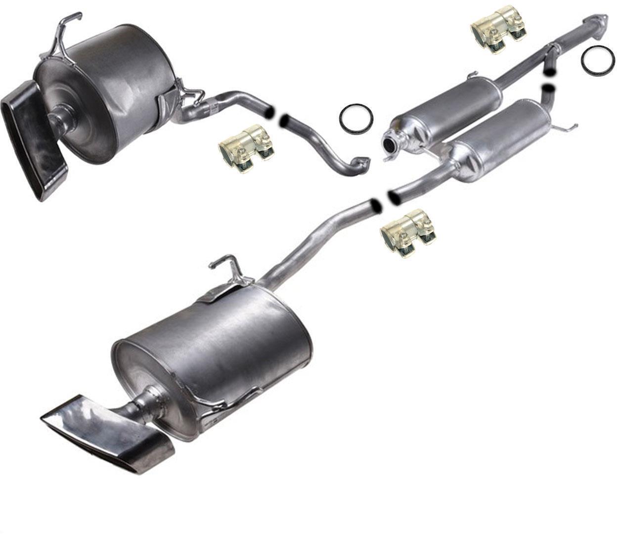 Exhaust System Middle Resonator & Mufflers For Acura MDX 3.7L 2010-2013