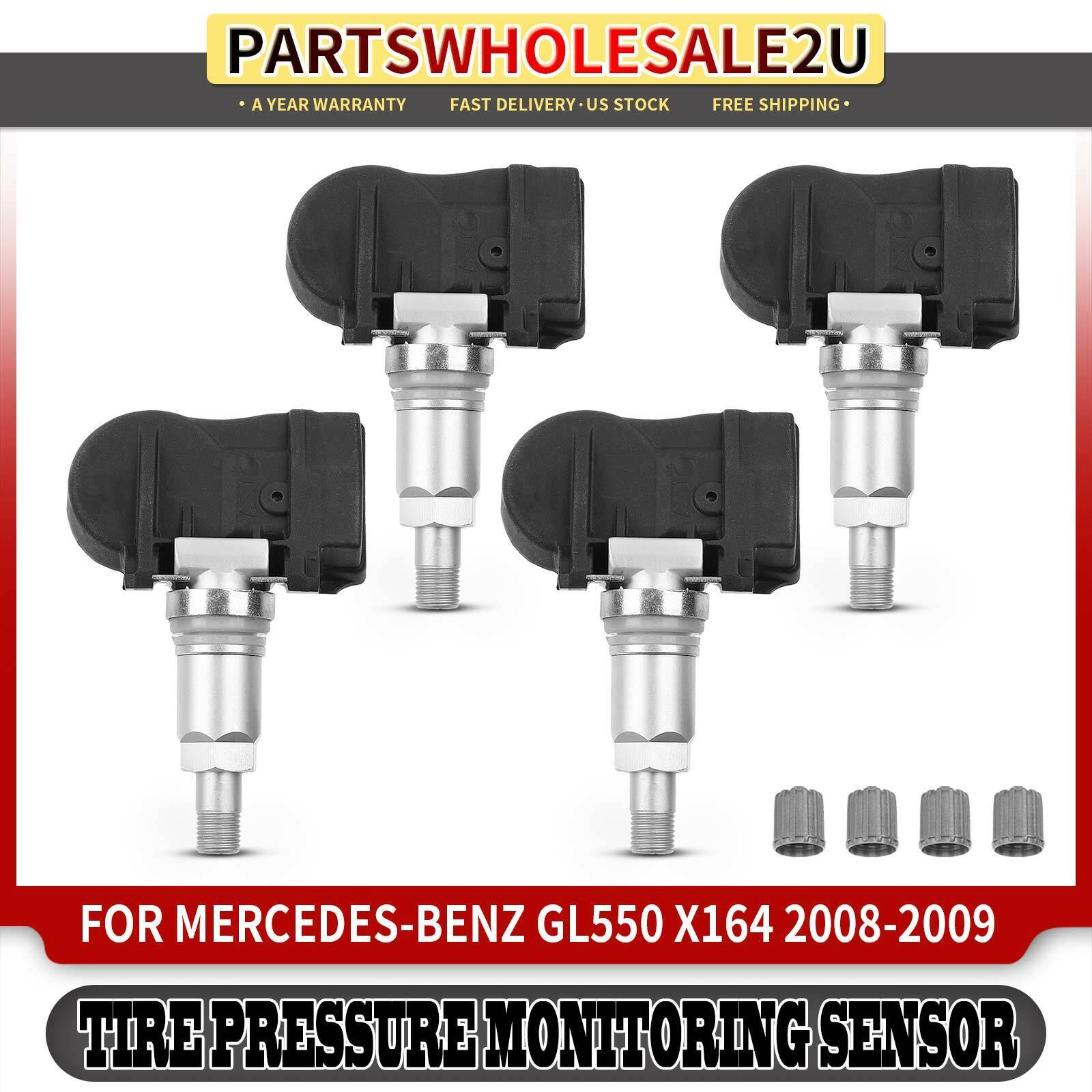 4x Tire Pressure Monitoring System Sensor for Mercedes-Benz CL550 E280 ML63 AMG