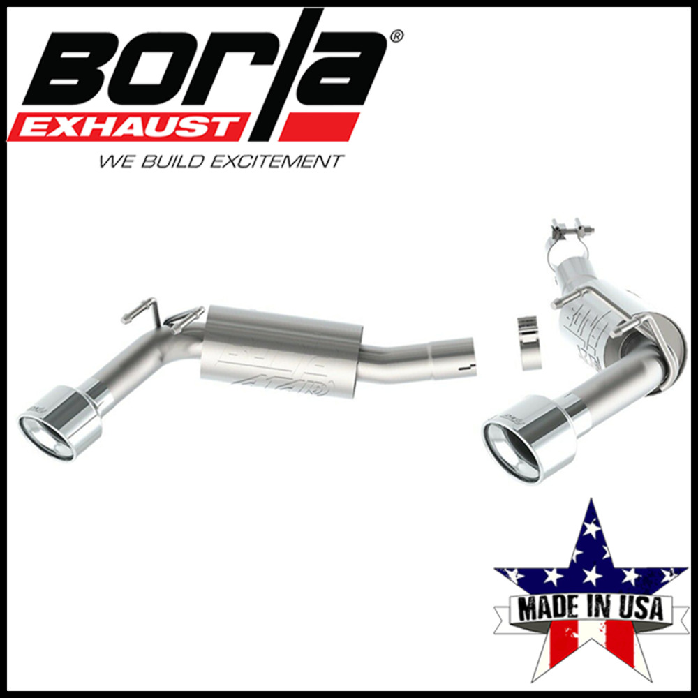 Borla ATAK Axle-Back Exhaust System Fits 2014-2015 Chevrolet Camaro SS 6.2L