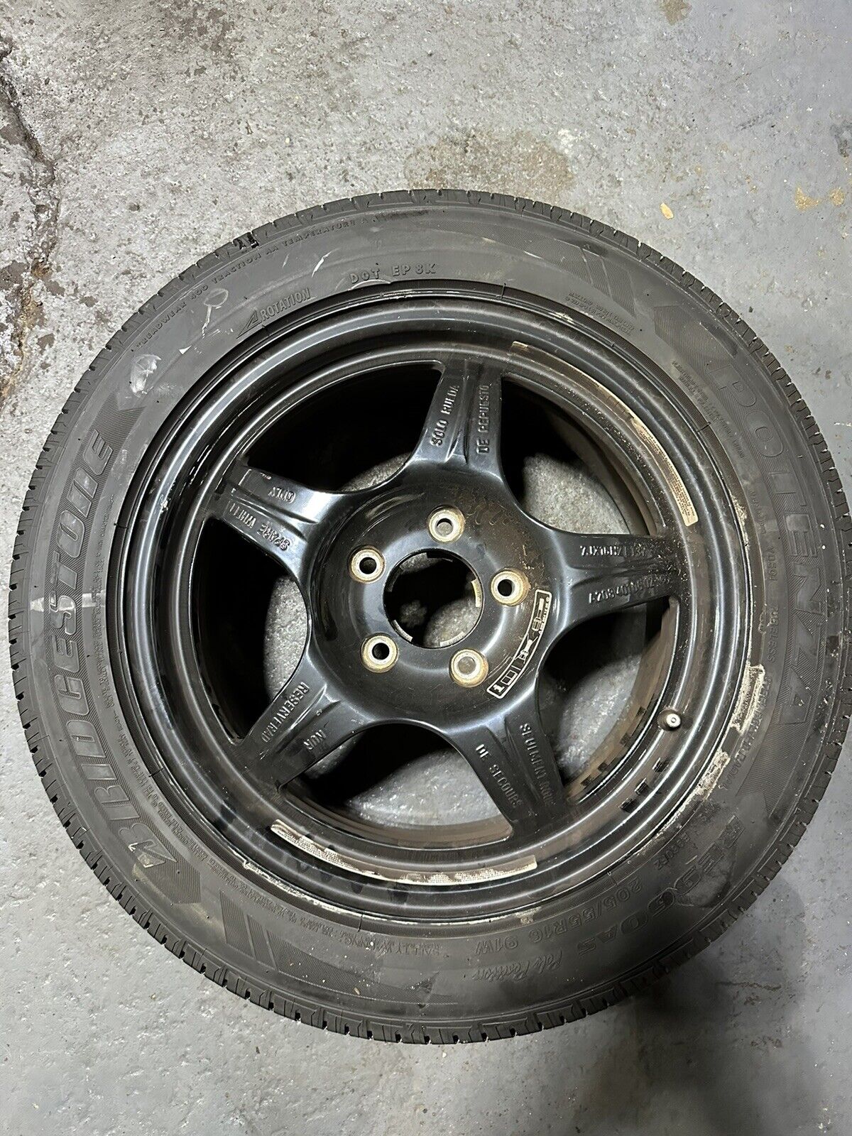 Mercedes W208 CLK320 Emergency Spare Tire Wheel Donut Rim 205 55 R16 16
