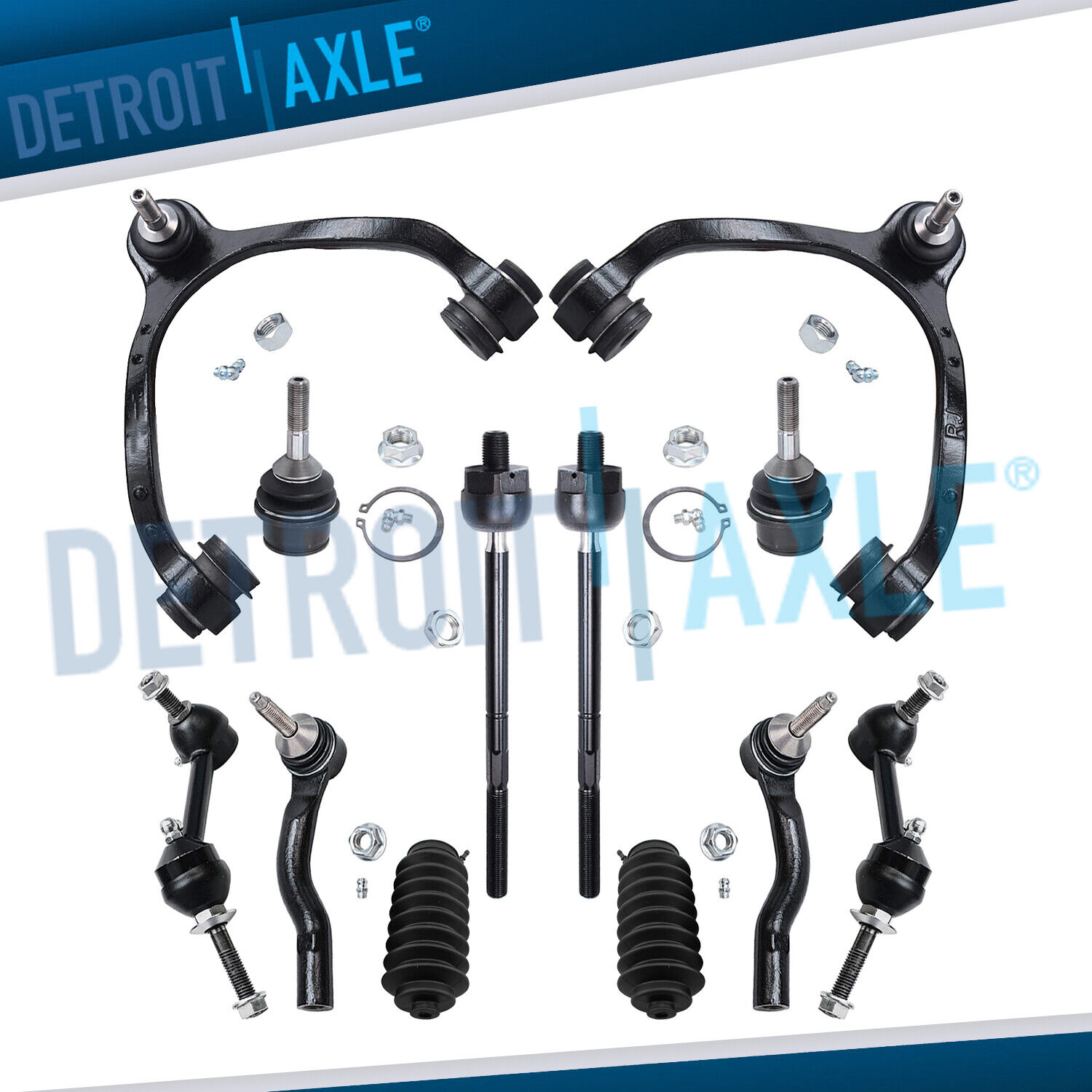 Front Upper Control Arms Tie rods for Ford Crown Victoria Grand Marquis Town Car