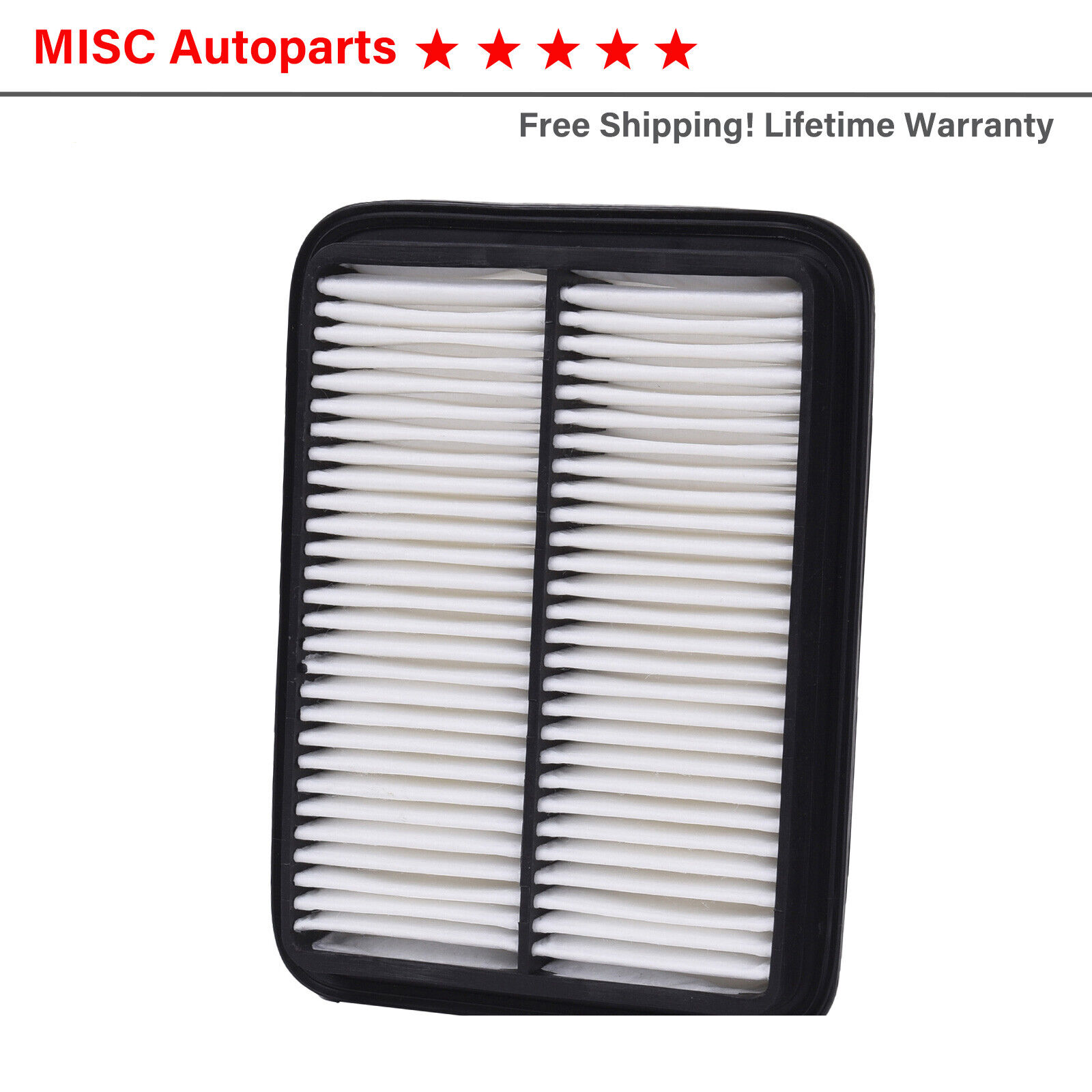 Engine Air Filter for 1984-1991 Toyota Camry L4 2.0L Corolla 1.6L 17801-74010