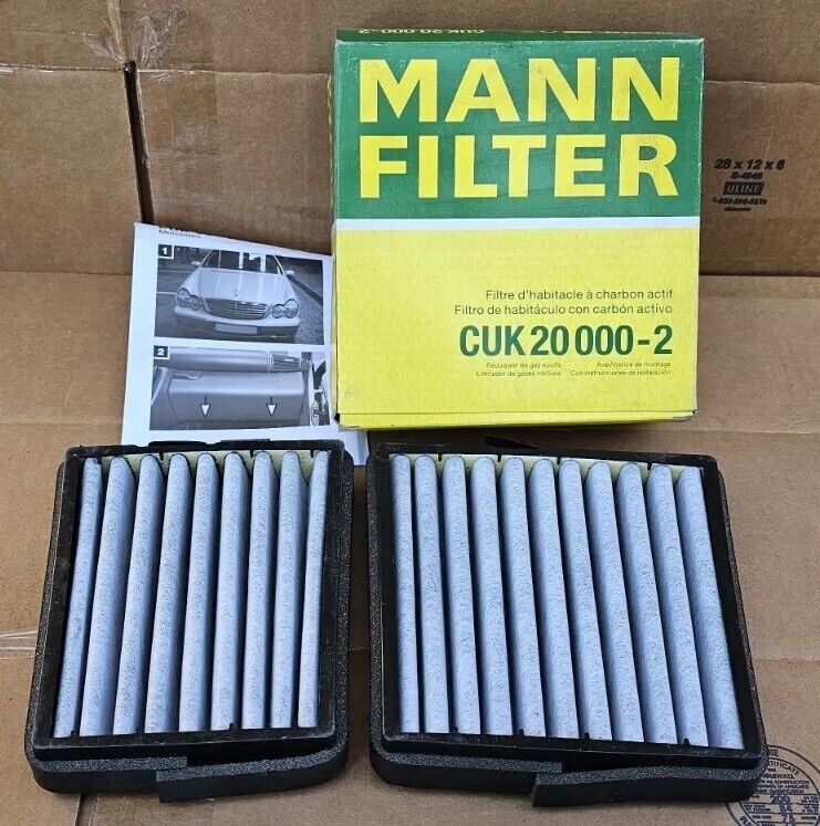Mann Filter CUK20000-2  Cabin Air Filter Mercedes CLK320 C32 AMG More Models 