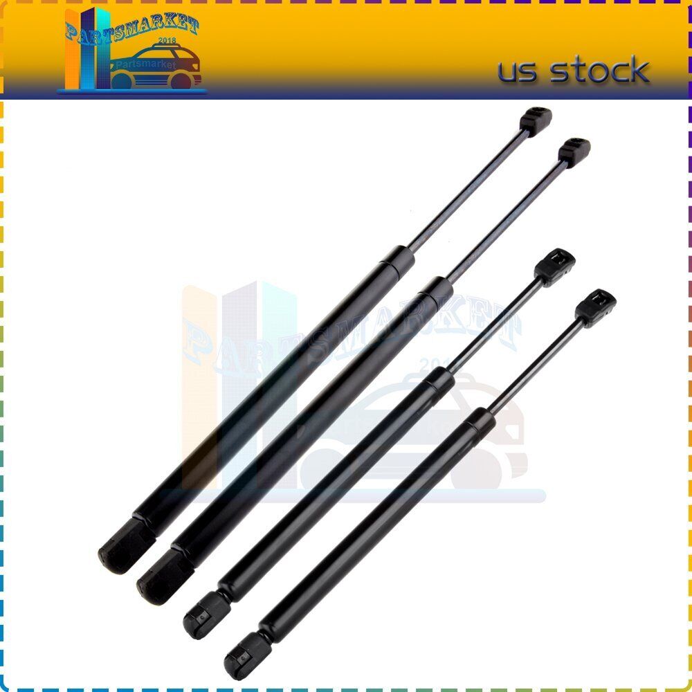 2 Pairs Hood+Window Lift Support Struts Shocks For 2000-2005 Ford Excursion 4WD