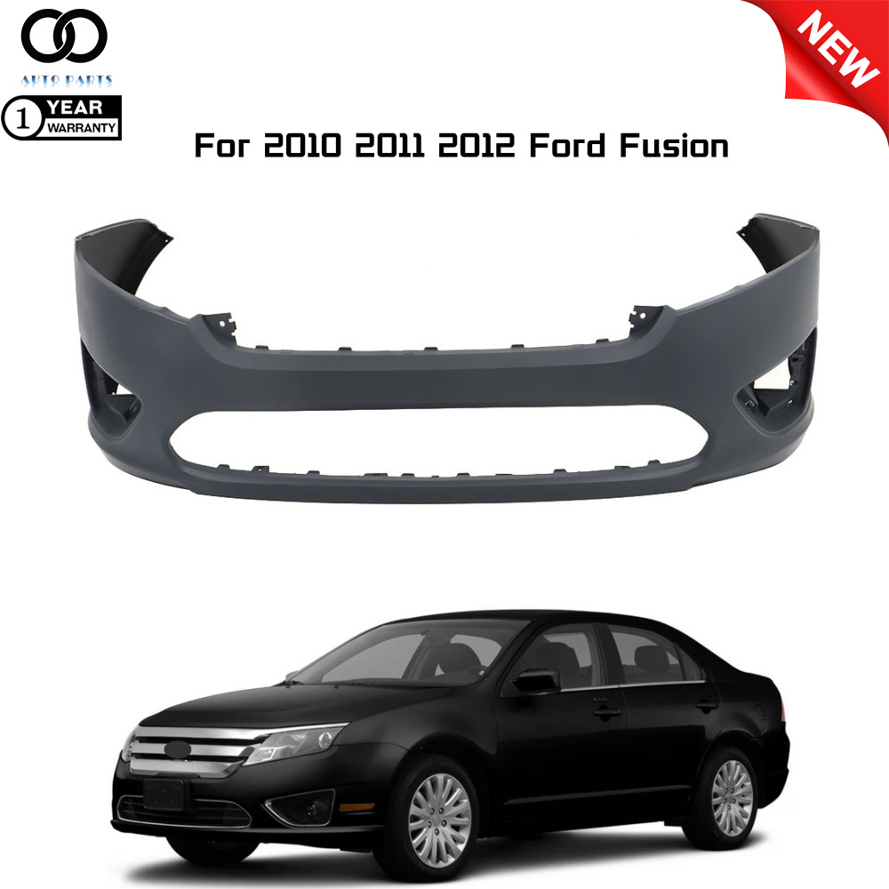 Fit For 2010 2011 2012 Ford Fusion Front Bumper Cover Fascia Primed Plastic