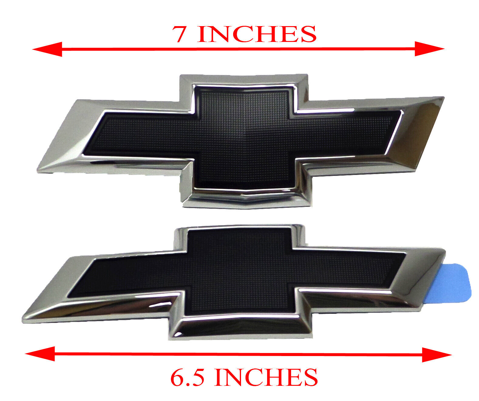 84337320 Front and Rear Bowtie Emblems in Black 2016-2018 Chevrolet Malibu