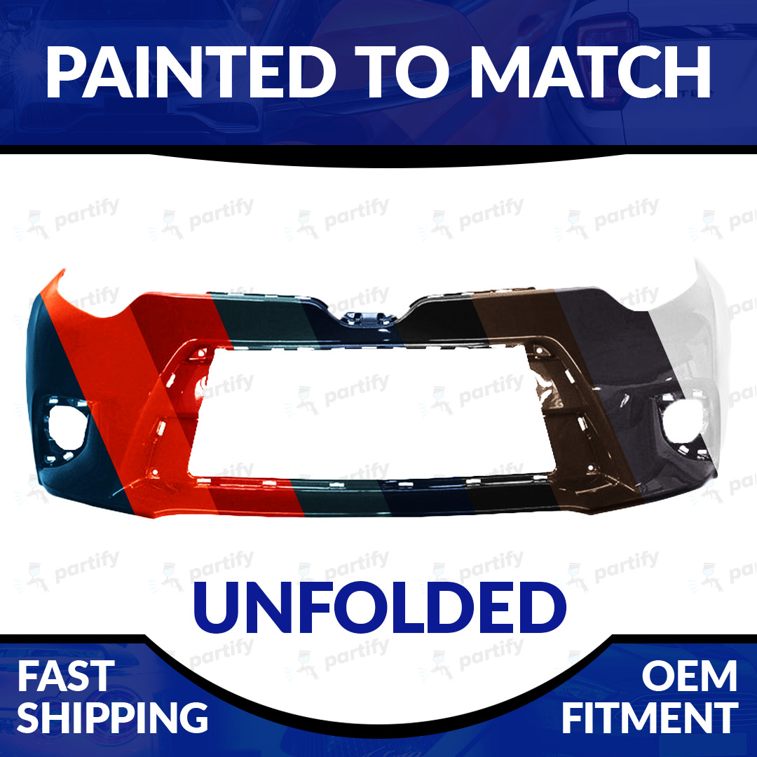 NEW Paint To Match Unfolded Front Bumper For 2014 2015 2016 Toyota Corolla CE/LE