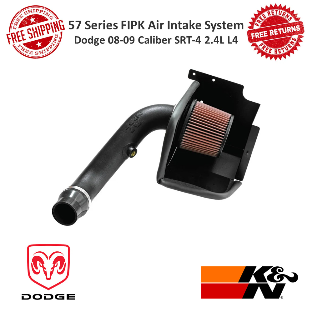 K&N 57 Series FIPK Gen II Cold Air Intake System For 08-09 Dodge Caliber SRT-4