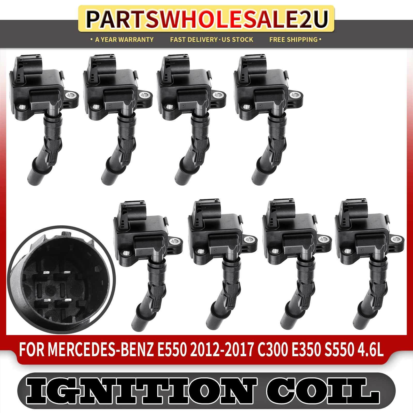 8x Ignition Coils for Mercedes-Benz CL550 CL63AMG E550 GL450 ML550 S550 SL63 AMG