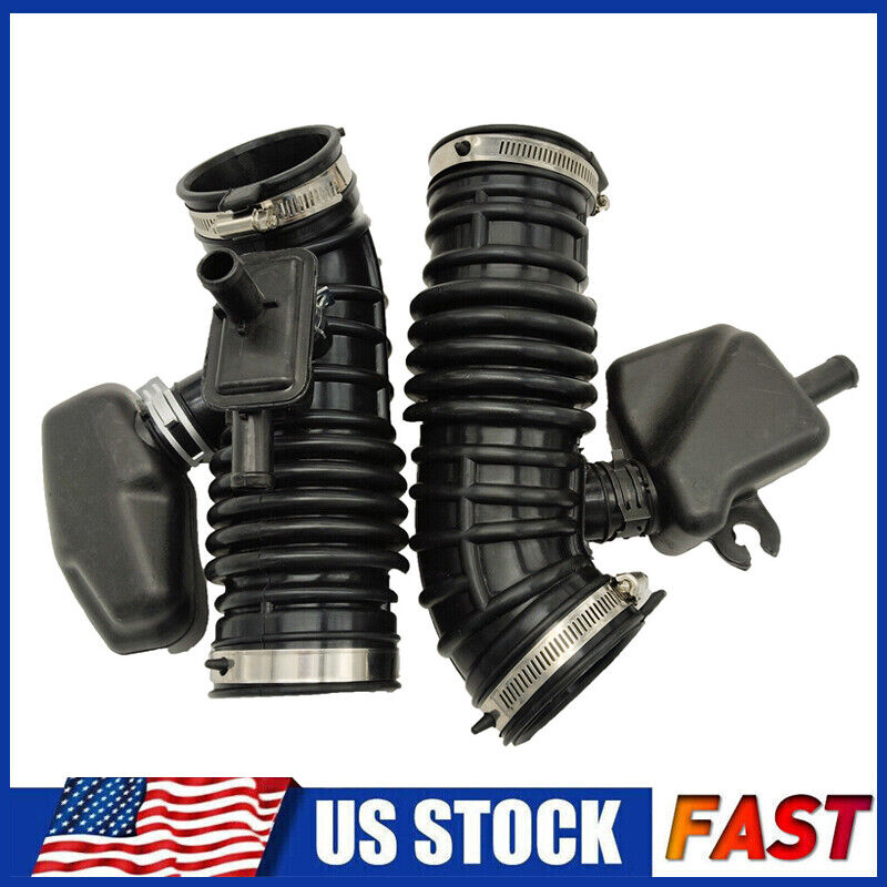 Fit Infiniti Fx35 2009-2012 2 Air Cleaner Intake Hose DRIVER& & PASSENGER SIDE