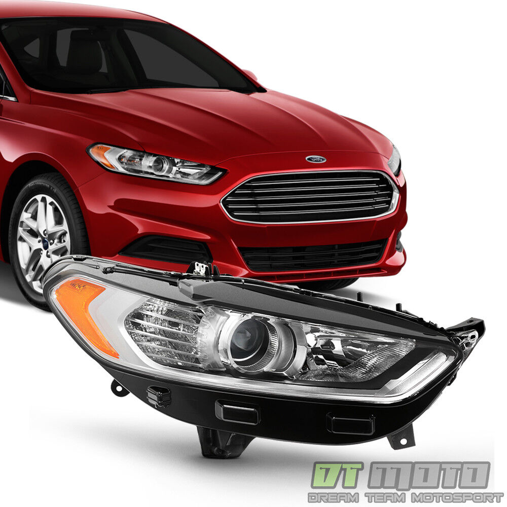 New 2013-2016 Ford Fusion Headlight Light Passenger Right Side Halogen 13-16