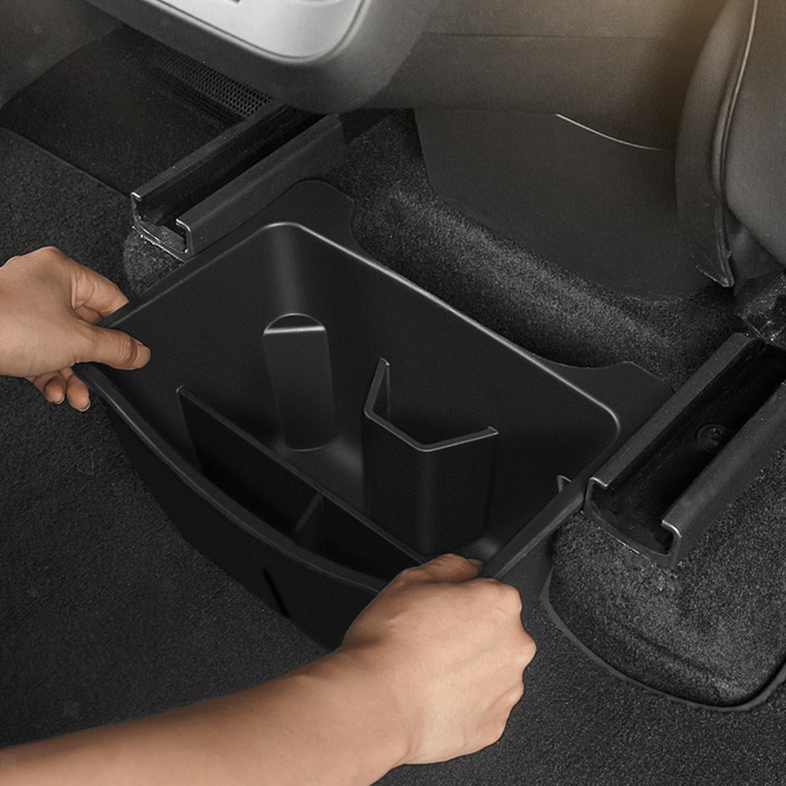 Car Rear Exhaust Vent Storage Box Easy to Clean Tray for Tesla Model Y