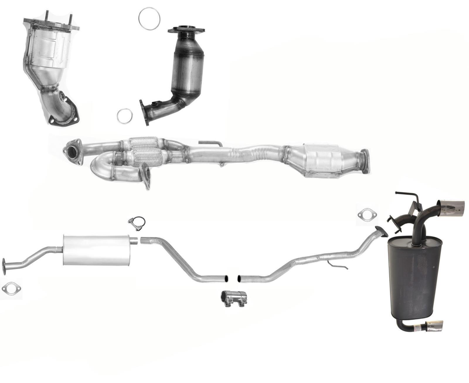 Complete Exhaust System Converters Muffler Resonator Fits Nissan Murano 03-2008