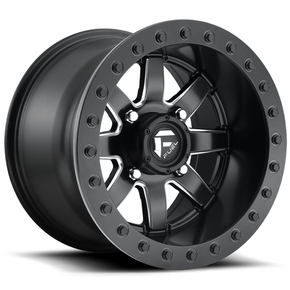 Fuel UTV Maverick Beadlock | Black and Milled | Polaris 4x156 | Fuel UTV Wheels