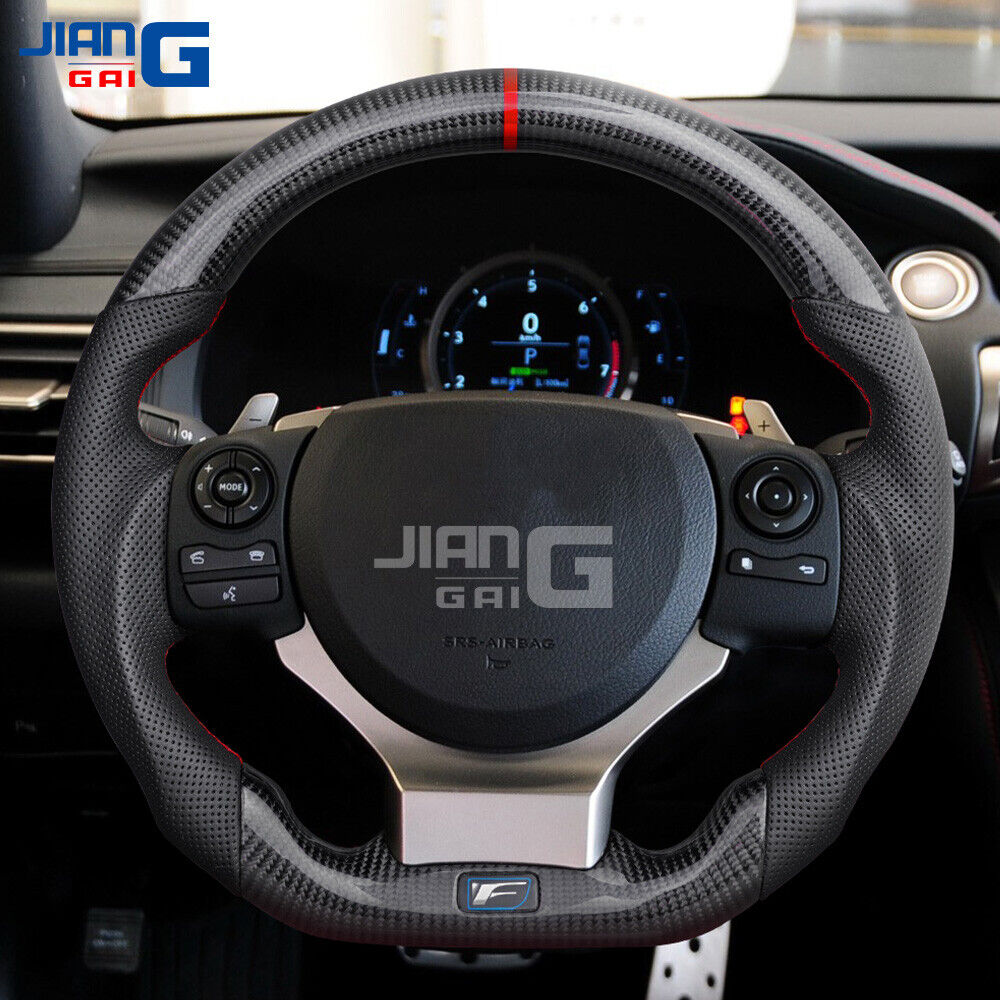REAL Carbon Fiber Sports Steering Wheel for 2013+ LEXUS IS250 IS300 IS350 IS F