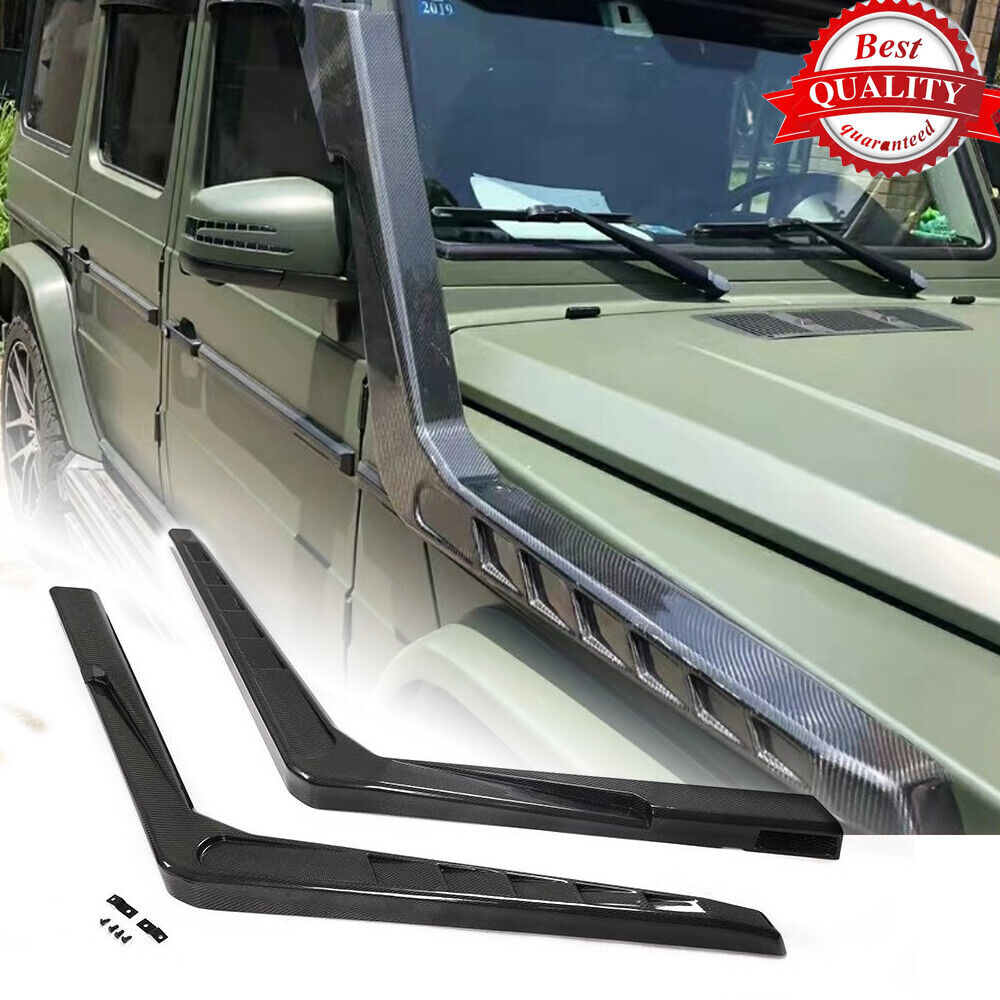 Real Carbon Snorkel Air Intakes For Mercedes G-Class W463 G550 G63 AMG 2004-2018