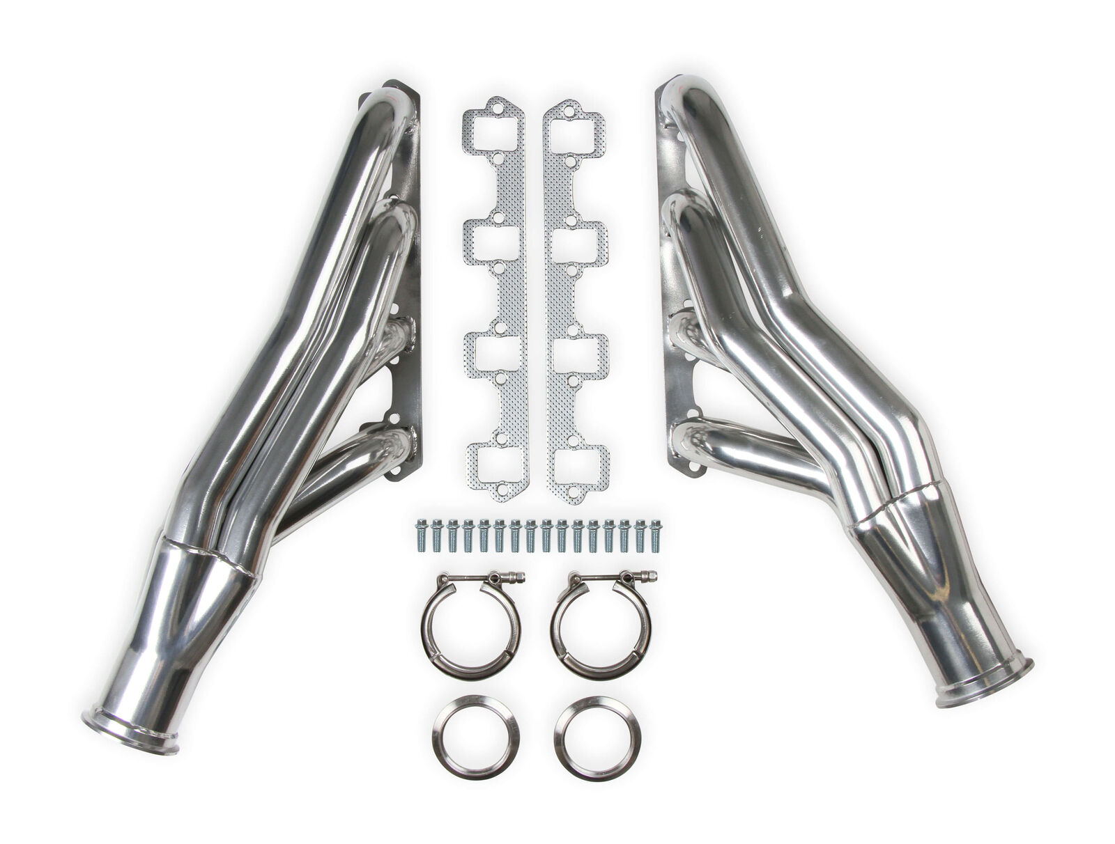 Flowtech Down and Forward Mild Steel Silver Coated Turbo ExhaustUniversal