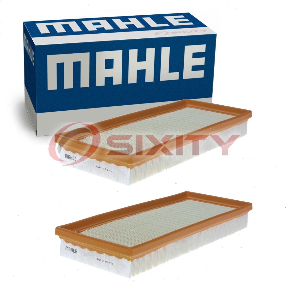 2 pc MAHLE Air Filters for 2012-2015 Mercedes-Benz ML63 AMG 5.5L V8 Intake ga