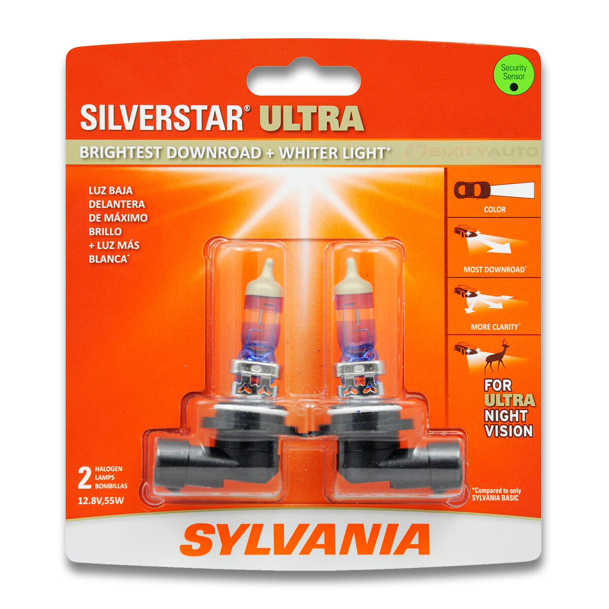 Sylvania SilverStar Ultra Front Fog Light Bulb for Plymouth Breeze 1996-2000 tr