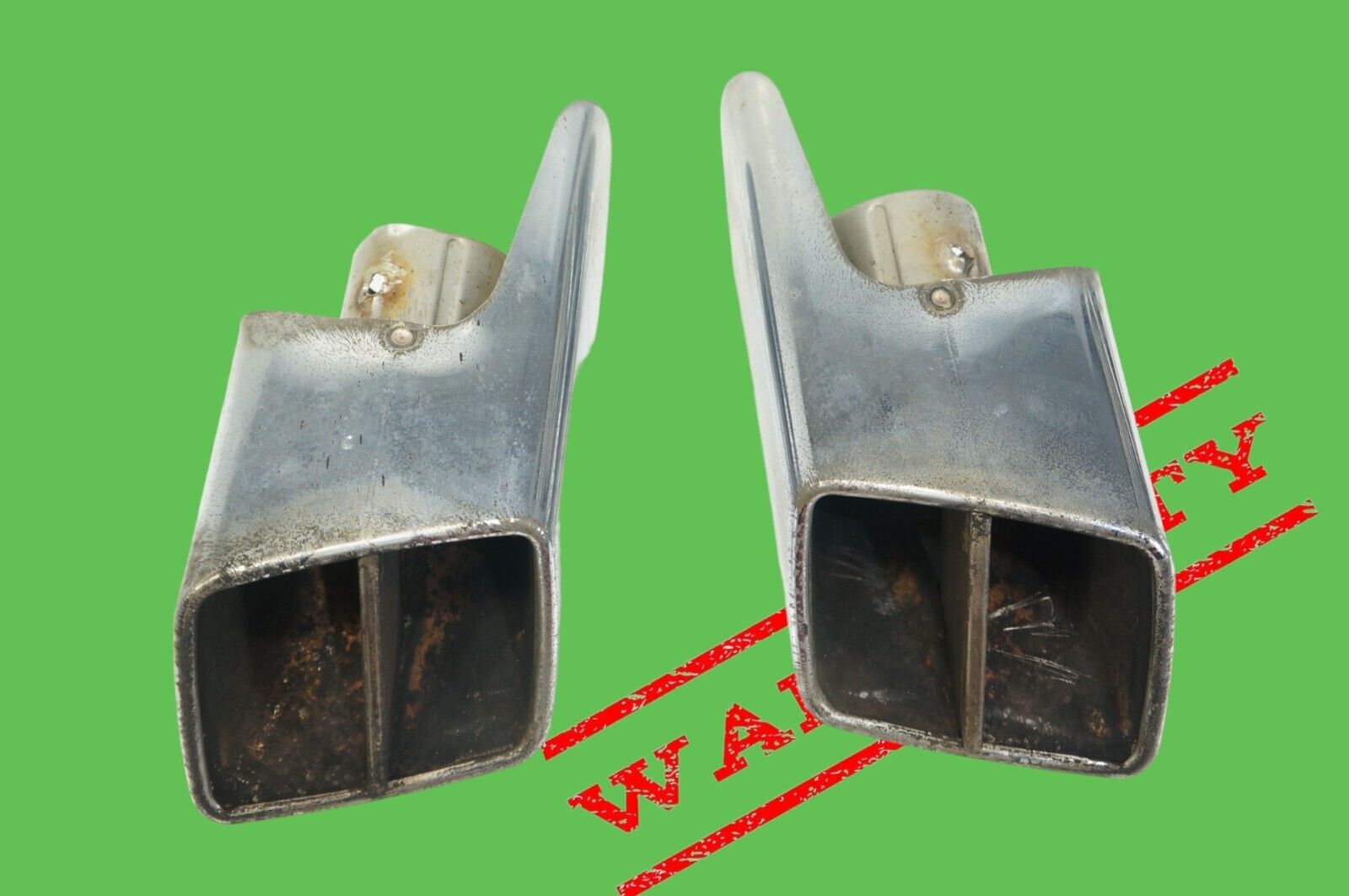 06-09 mercedes w164 ml350 EDITION exhaust mufflers muffler tips chrome pair