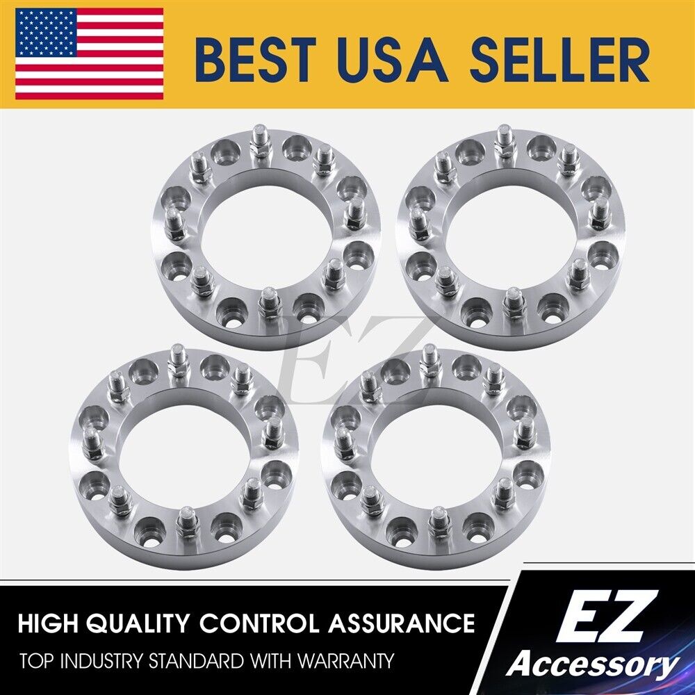 4 Wheel Adapters 8x6.5 To 8x210 for New Chvey GMC Dually Rims on Older Chevy GMC