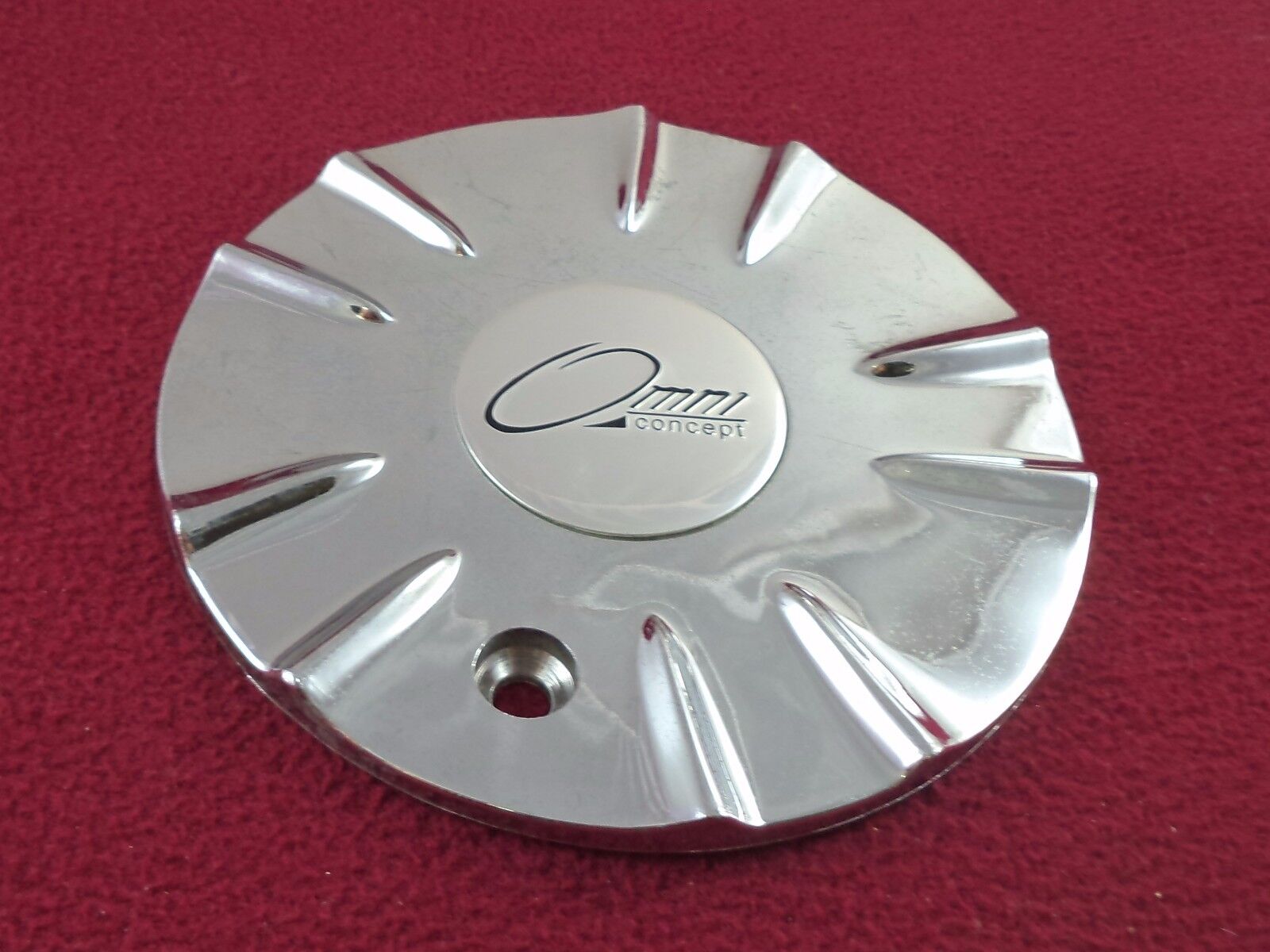 Omni Concept Wheels Chrome Custom Wheel Center Cap (1)