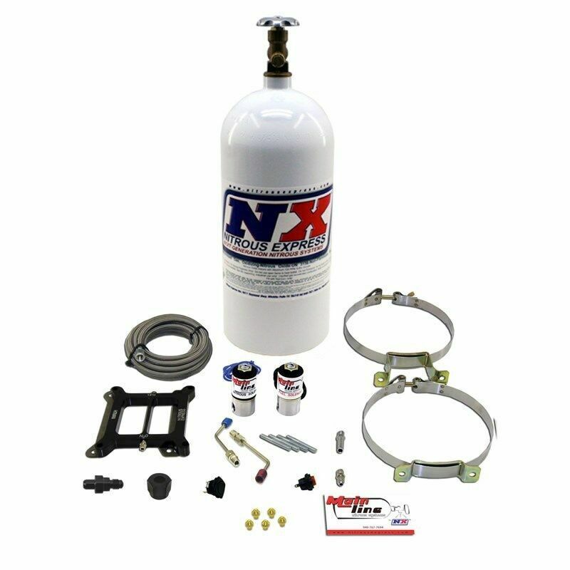 Nitrous Express Mainline Holley 4150 4bbl Carb Plate Kit System Bottle 100-250HP