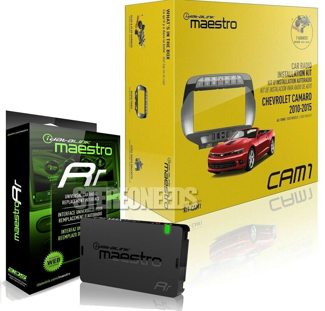 IDatalink Maestro Stereo Dash KIT CAM-1 for Chevrolet Camaro 2010-2015 ADS-MRR