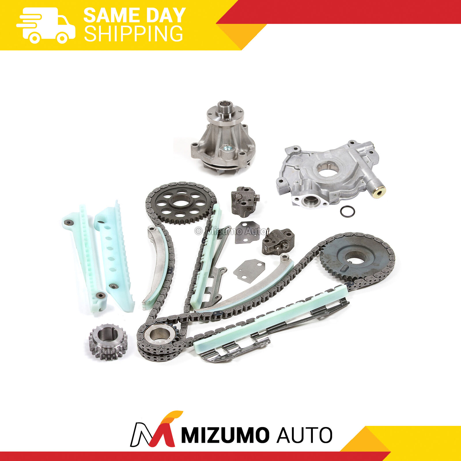 Timing Chain Kit Oil Pump Water Pump Fit 97-02 Ford F-150 Lincoln Mercury 4.6