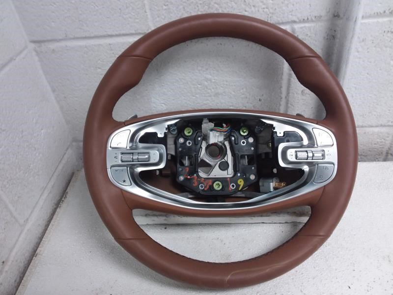 2023 GENESIS GV70 Brown Leather Steering Wheel OEM 