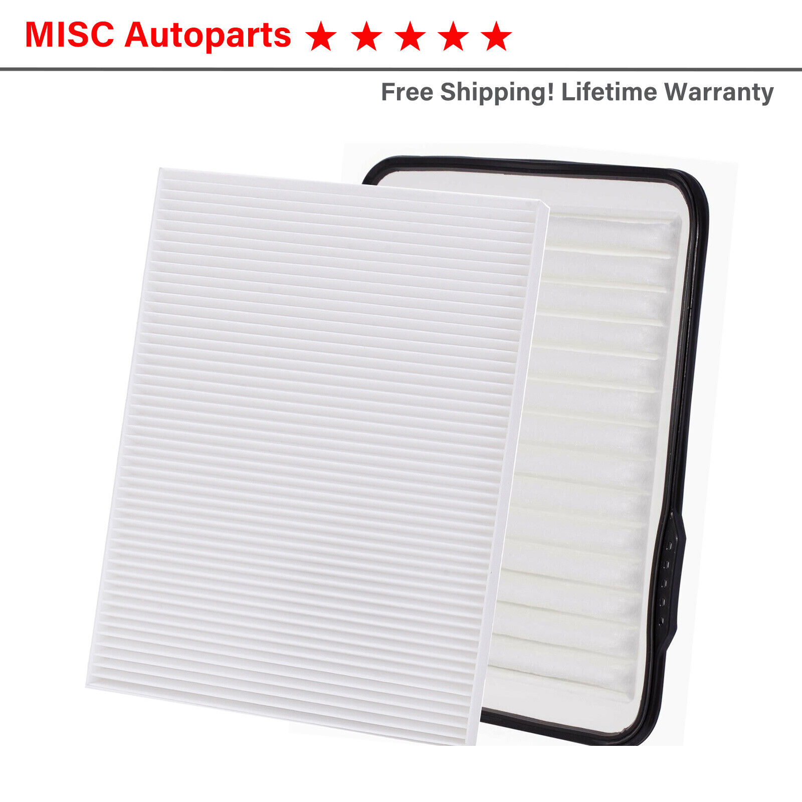 Engine & Cabin Air Filter For Buick Lucerne 2006-2011 Cadillac DTS