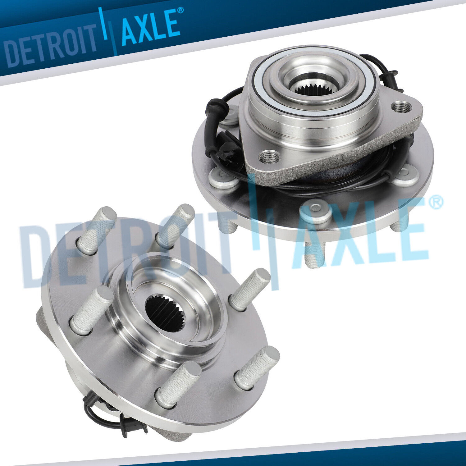 Front Left and Right Wheel Bearing and Hubs for Nissan Armada Infiniti QX56 QX80