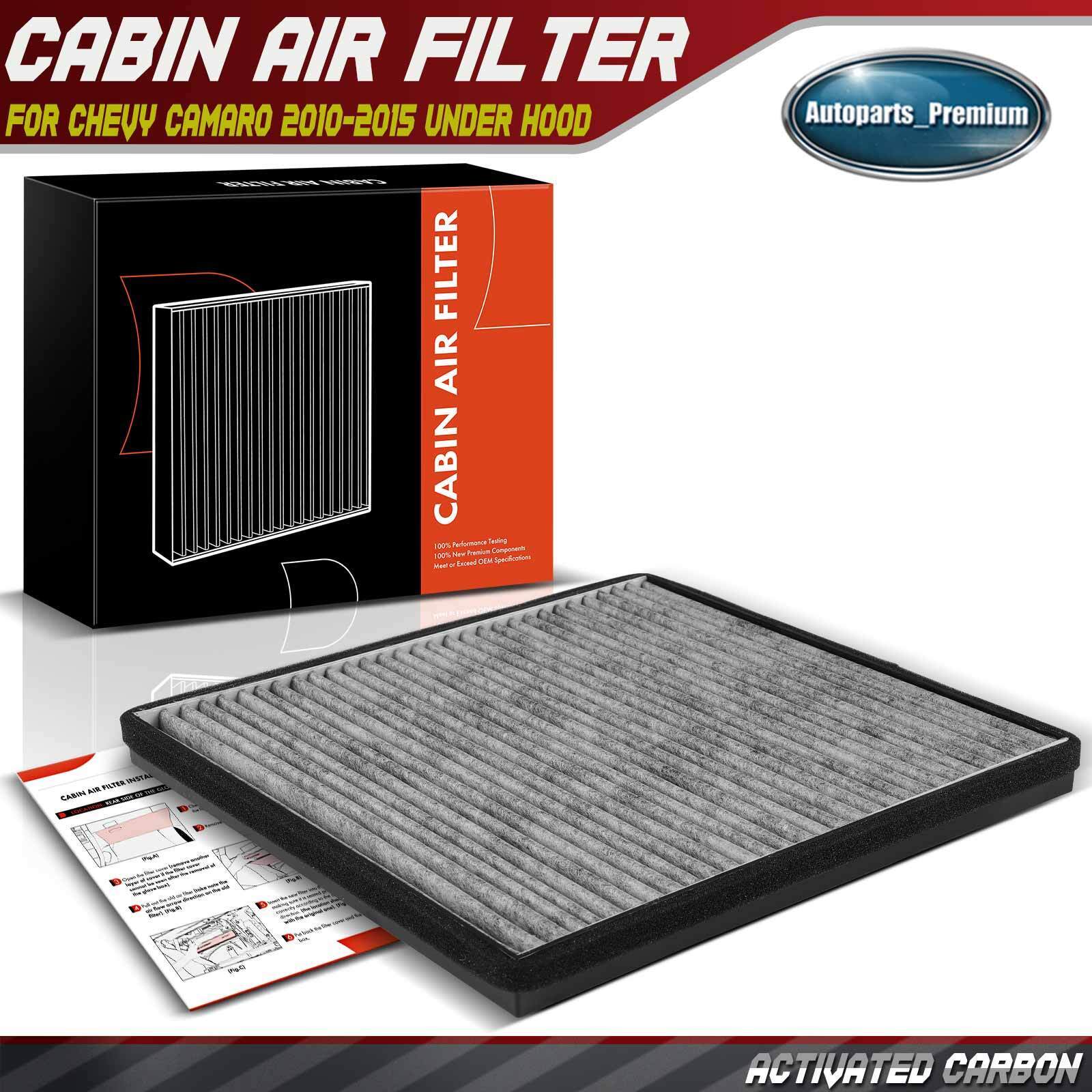 New Activated Carbon Cabin Air Filter for Chevrolet Camaro 2010-2015 Under Hood