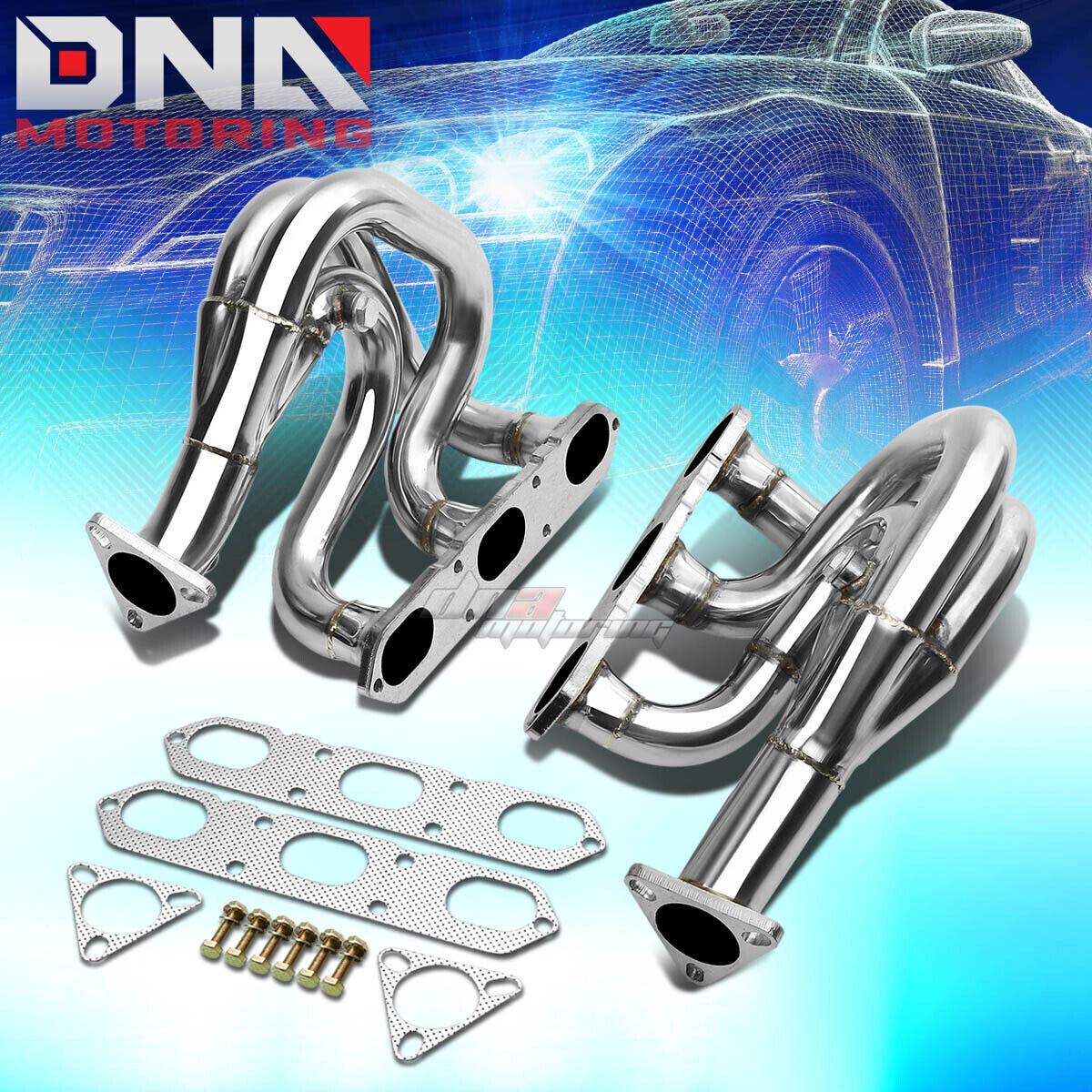 STAINLESS STEEL RACING HEADER FOR 97-04 PORSCHE 986 BOXSTER M96 EXHAUST/MANIFOLD
