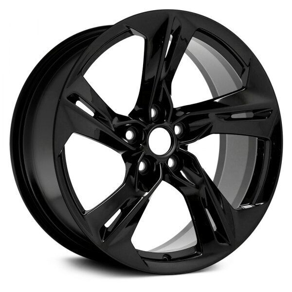 Wheel For 2019-2020 Chevrolet Camaro 20x8.5 Alloy 5 Double Spiral Spoke Black