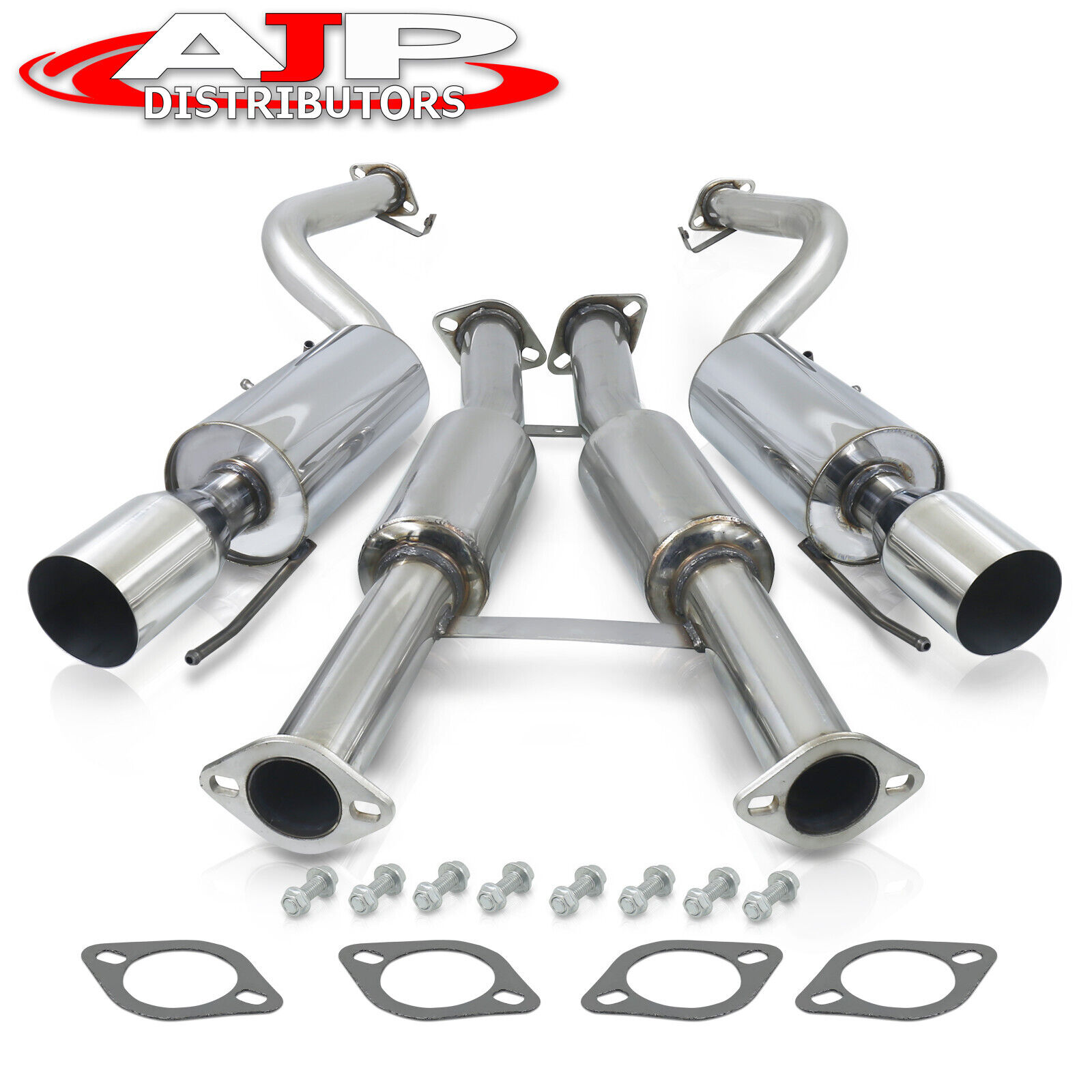 Stainless Steel Catback Exhaust 60mm Pipe 4\
