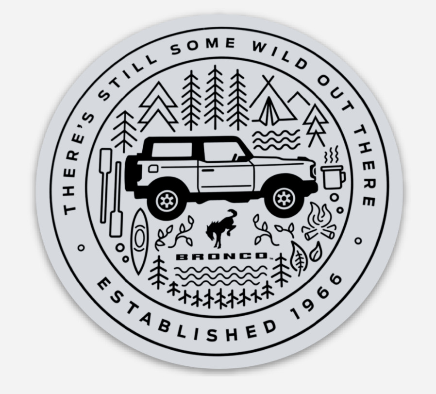 Ford Bronco stickers decals classic new 1966-1977 2021 2022 nation sasquatch