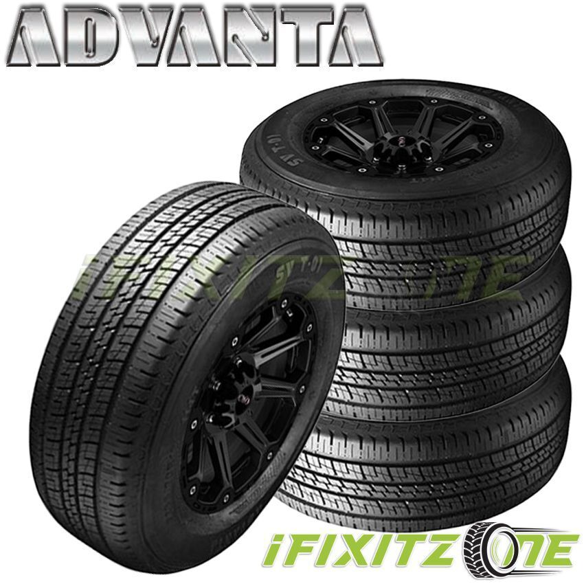 4 Advanta SVT-01 245/55R19 103H All Season Performance M+S 60K Mile SUV Tires