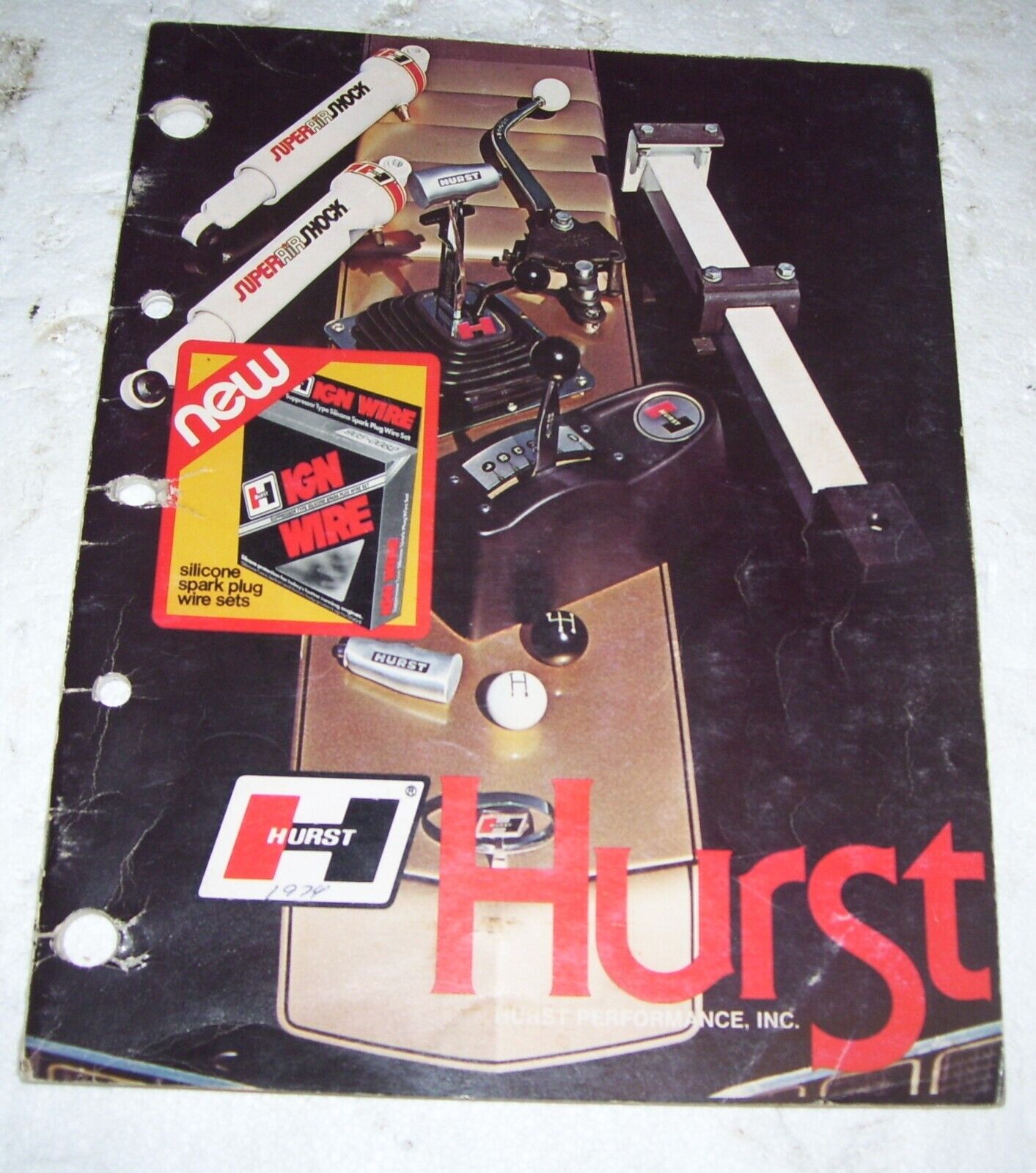 1974 HURST CATALOG-29 PAGES 6 PAGES OF-TRANS IDENTIFICATION PICS-