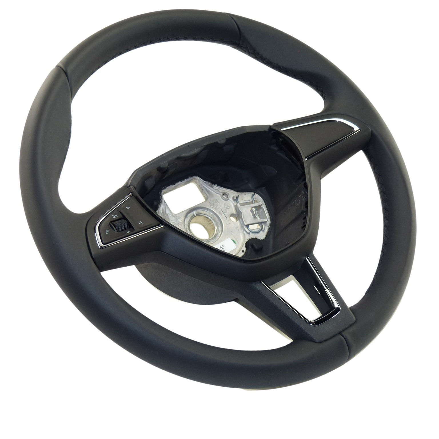 Multifunction Steering Wheel Leather 3-Speichen Skoda Fabia II 5J Rapid Roomster